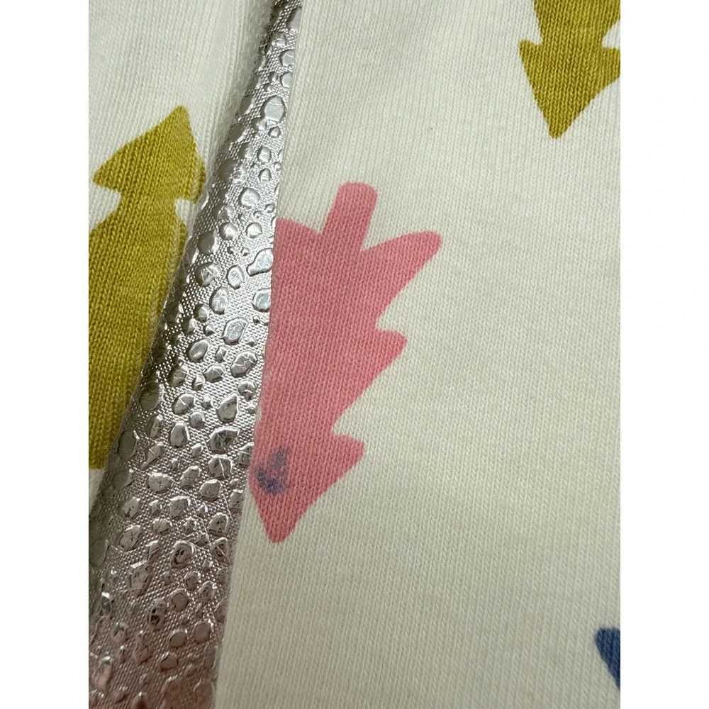 Hanna Andersson Long John Pajama Set Kids Size 6-7 Trees Print Sleepwear‎